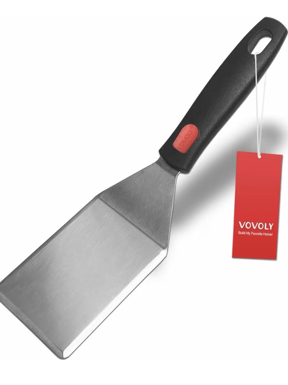 Vovoly Black and Red Stainless Steel Turner Spatula